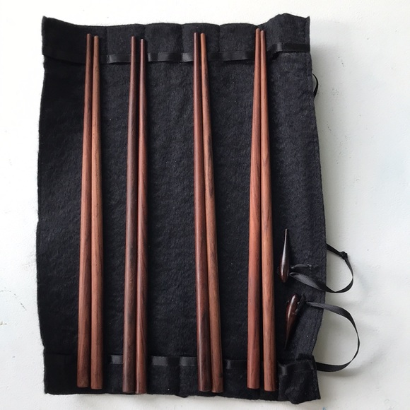 Vintage Wooden Chop Sticks - Picture 6 of 12